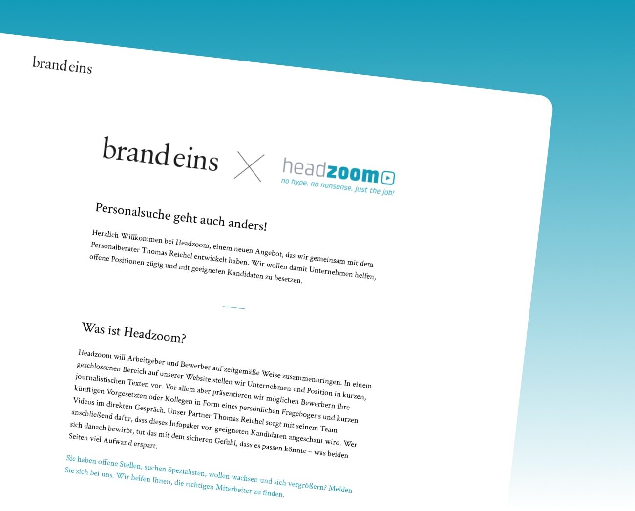 Referenz brandeins