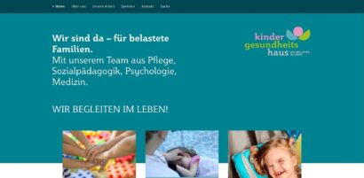 WordPress Website für Kindergesundheitshaus gGmbH - Webdesign Portfolio