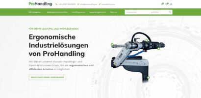 WooCommerce Shop für ProHandling - WordPress Referenz