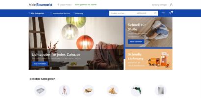 WordPress Website für MeinBaumarkt - Webdesign Portfolio