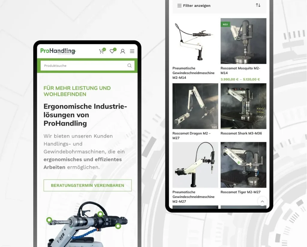 B2B-WooCommerce-Shop von ProHandling